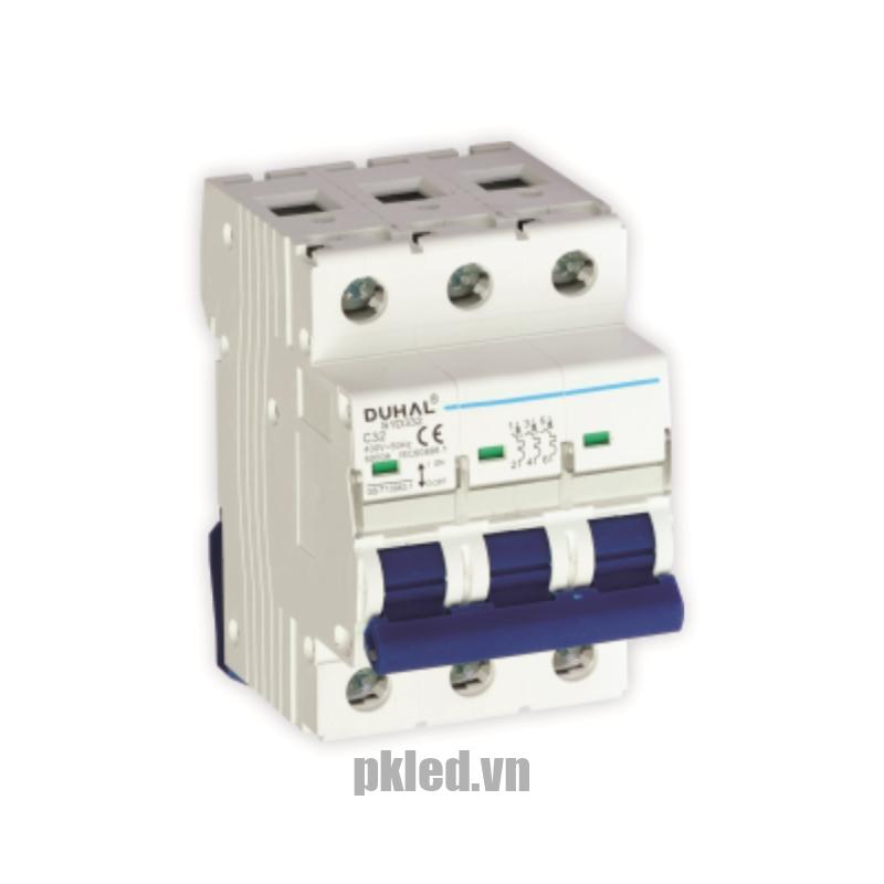 MCB 3 cực 50A 6kA Duhal S1D350 thiết kế công suất lớn