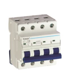 MCB 4 cực 100A 10kA Duhal S1D400 thiết bị đóng cắt công suất lớn