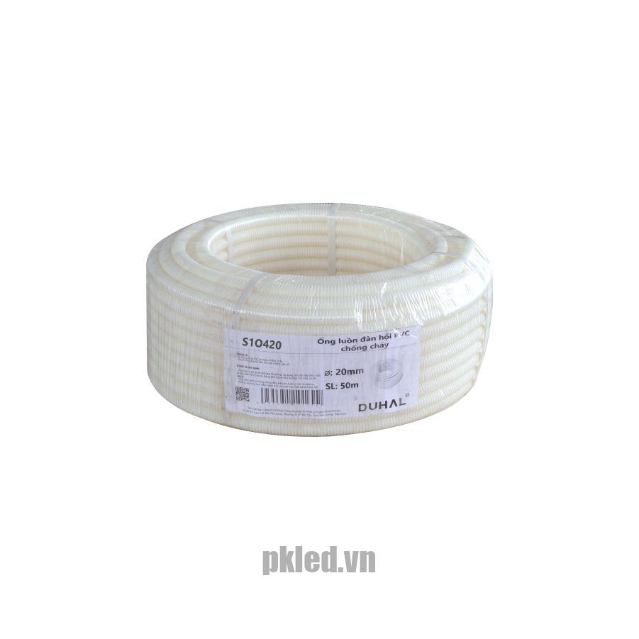 Ống luồn đàn hồi PVC chống cháy màu trắng S1O432 Duhal