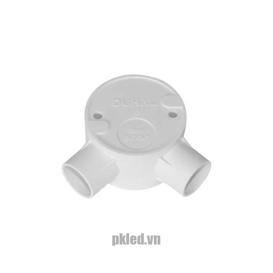 Hộp tròn 2 đường góc Ø25mm S1O740 Duhal