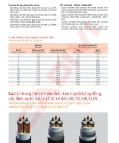 Trang 32- Tài liệu kỹ thuật đây trung kế Cadivi
