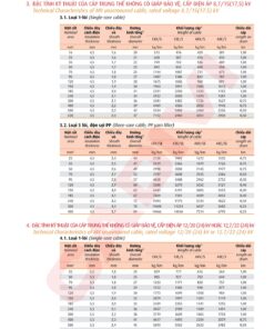 Trang 35- Tài liệu kỹ thuật đây trung kế Cadivi