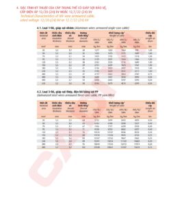 Trang 45- Tài liệu kỹ thuật đây trung kế Cadivi
