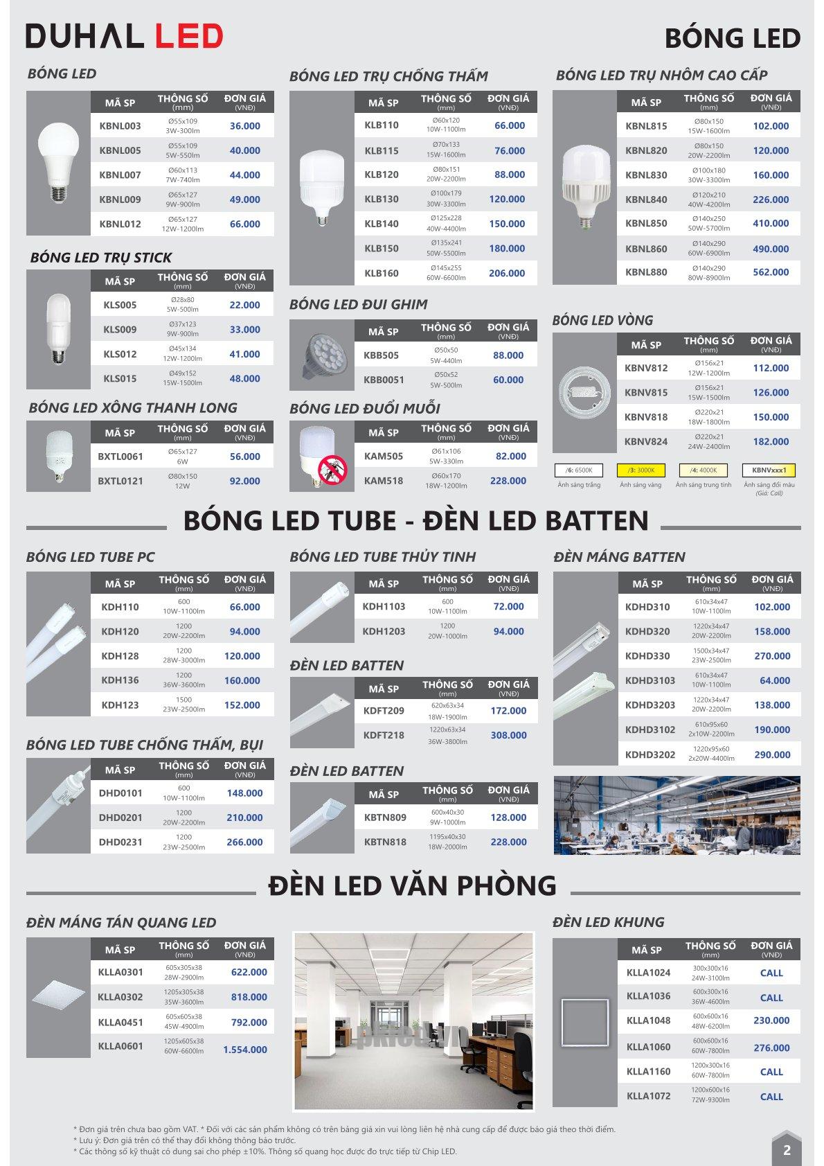 Bóng tuýp PC 36W KDH136 Duhal - Ảnh 2