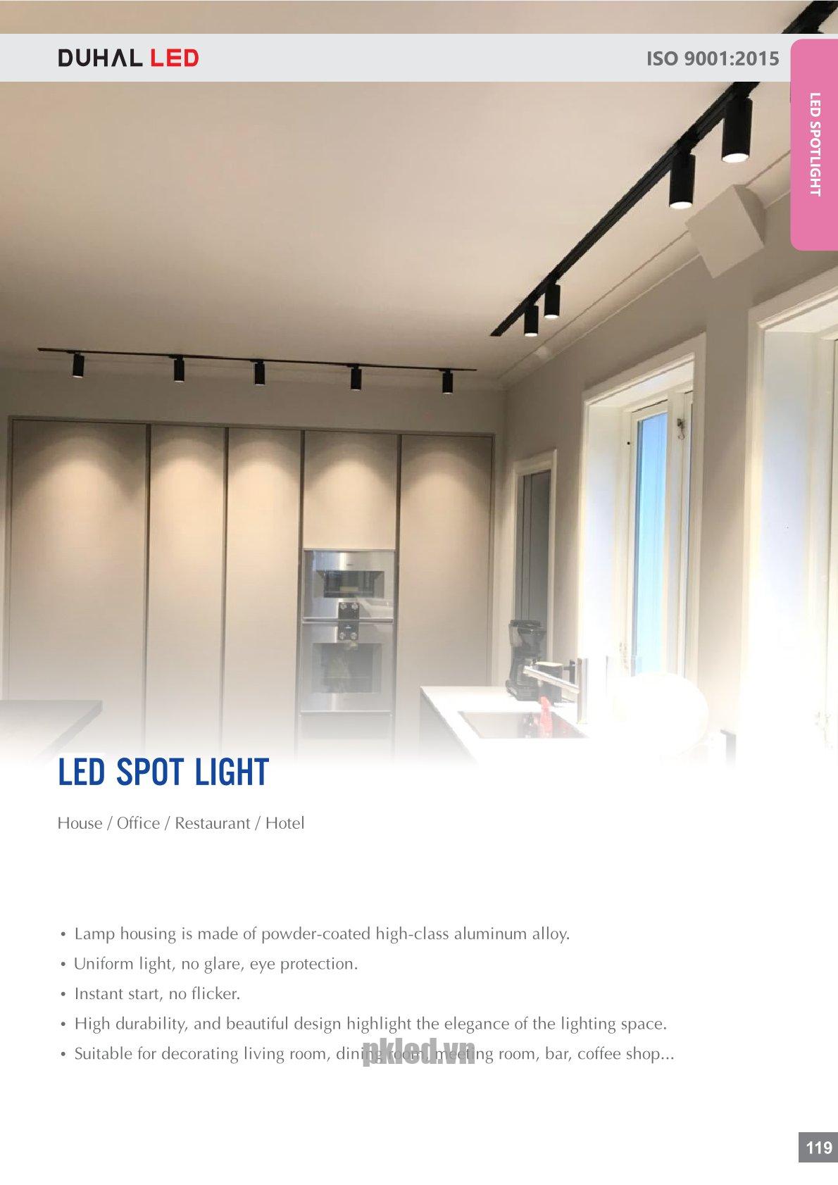 Trang 119- Tài liệu kỹ thuật đèn led Duhal series đèn thanh ray
