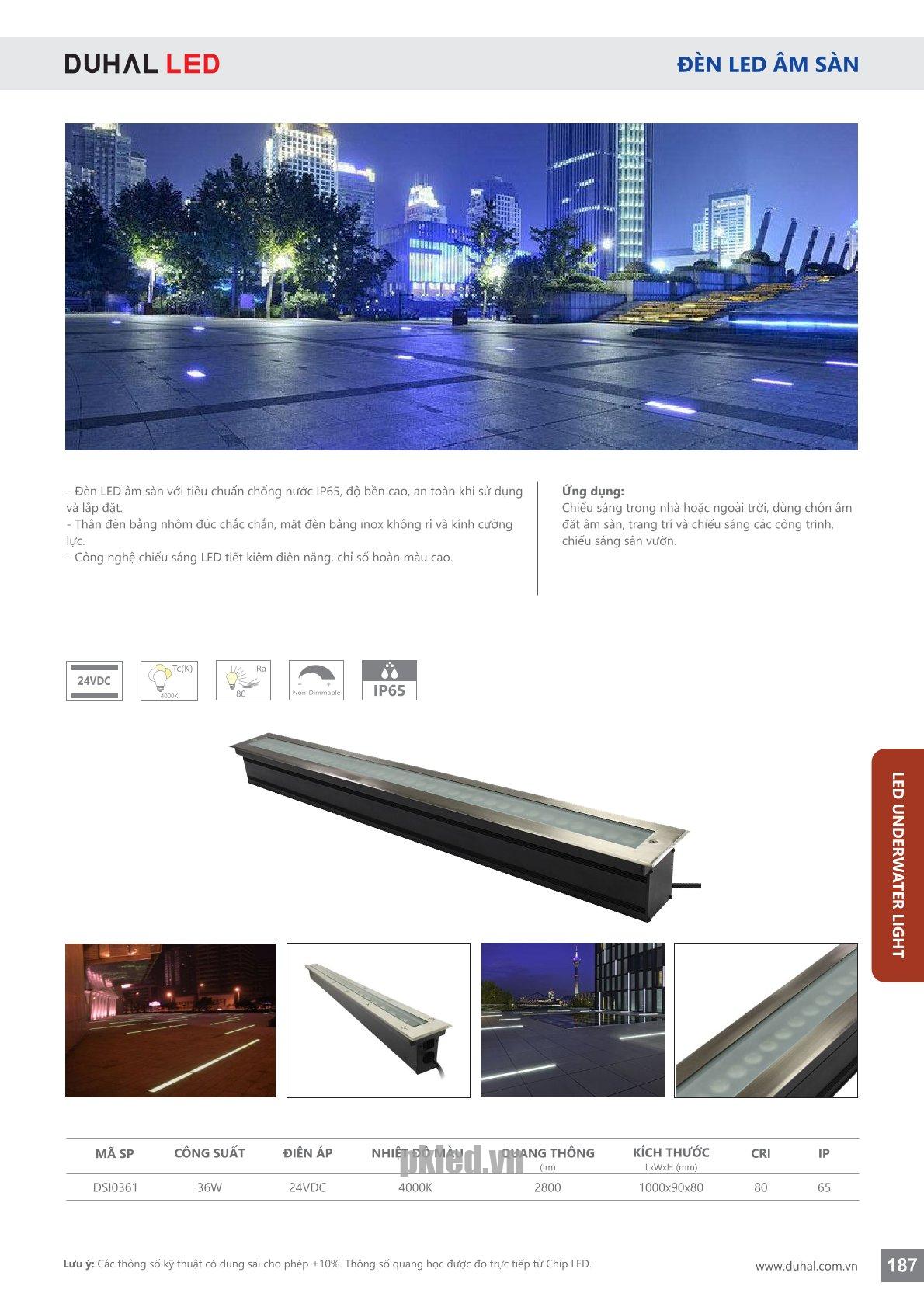 Trang 187- Tài liệu kỹ thuật đèn led Duhal series DSI