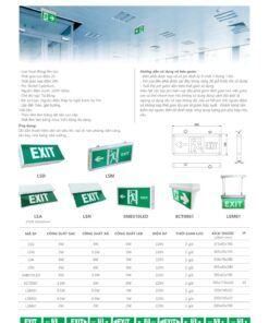 Trang 216- Tài liệu kỹ thuật đèn led Duhal series đèn Exit