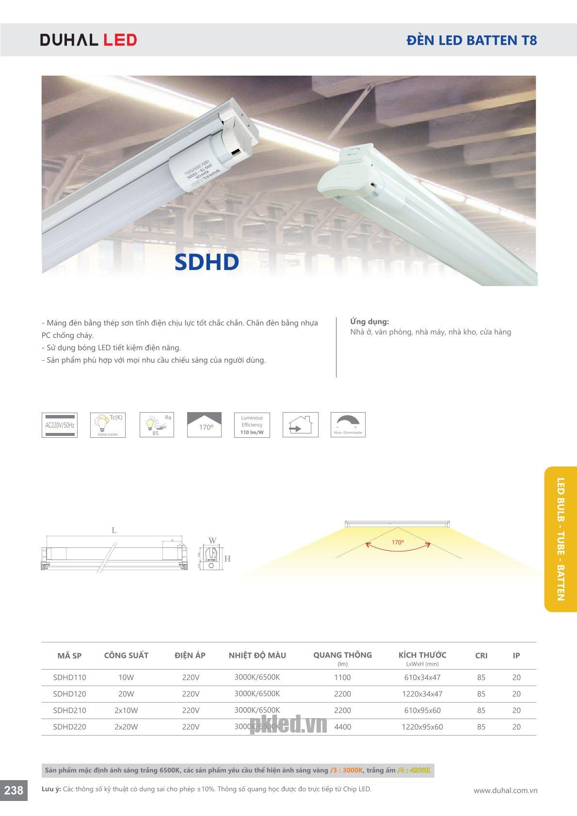 Trang 238- Tài liệu kỹ thuật đèn led Duhal
