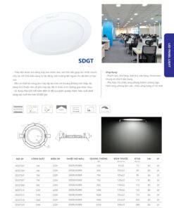 Trang 27- Tài liệu kỹ thuật đèn led Duhal series SDGT