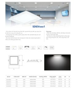 Trang 34- Tài liệu kỹ thuật đèn led Duhal series SDGVxxx1