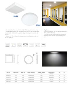 Trang 38- Tài liệu kỹ thuật đèn led Duhal series SDGB, SDGC