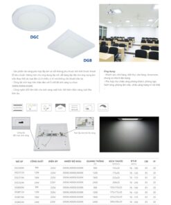 Trang 40- Tài liệu kỹ thuật đèn led Duhal series DGC, DGB