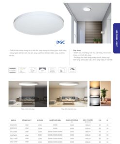 Trang 43- Tài liệu kỹ thuật đèn led Duhal series DGC