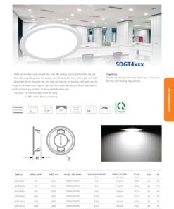 Trang 47- Tài liệu kỹ thuật đèn led Duhal series SDGT4xxx
