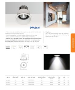 Trang 53- Tài liệu kỹ thuật đèn led Duhal series DFA2xx1