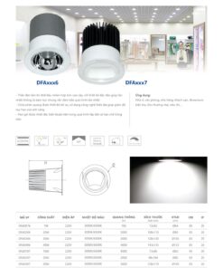 Trang 68- Tài liệu kỹ thuật đèn led Duhal series DFAxxx6. DFAxxx7