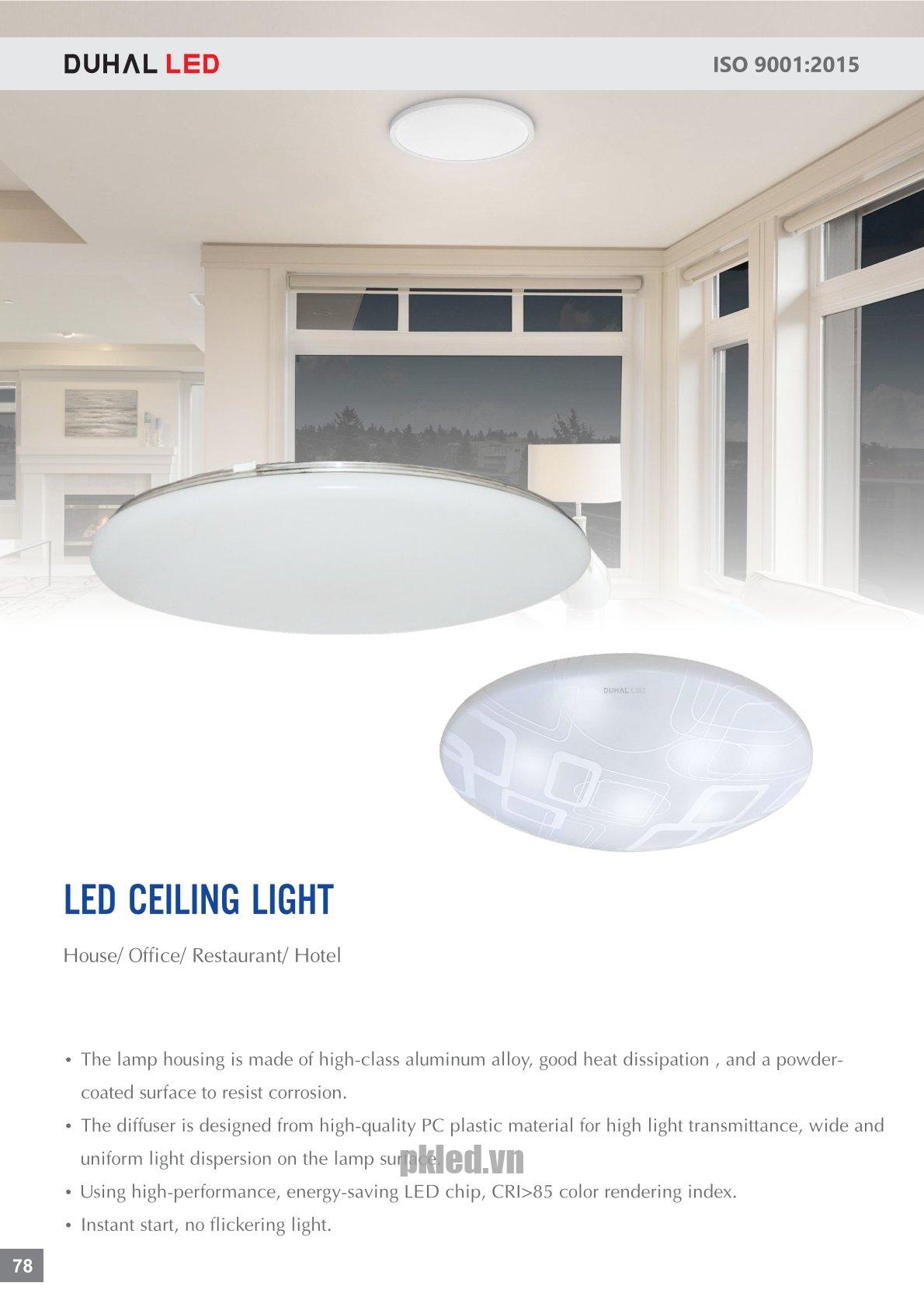 Trang 78- Tài liệu kỹ thuật đèn led Duhal series SDL